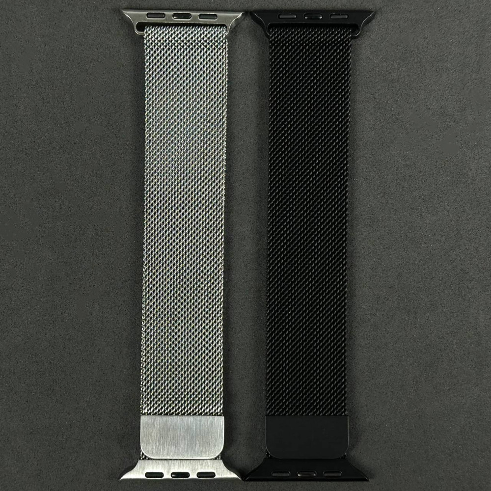 Ремінець Milanese Loop for Watch blister Black,Silver 38,40,41mm