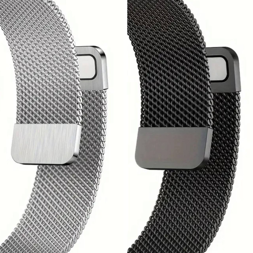 Ремінець Milanese Loop for Watch blister Black,Silver 38,40,41mm