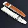Ремінець для годинника універсальний Leather Smooth white stitching 20mm