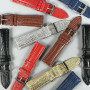 Ремінець для годинника універсальний Leather Crocodile 22mm