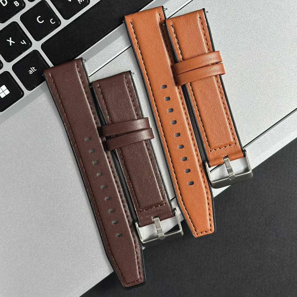 Ремінець для годинника універсальний Leather Casual Color 22mm