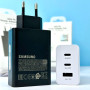 Мережевий зарядний пристрій Samsung 65W Trio 2USB-C + USB Premium quality Original Series 1:1