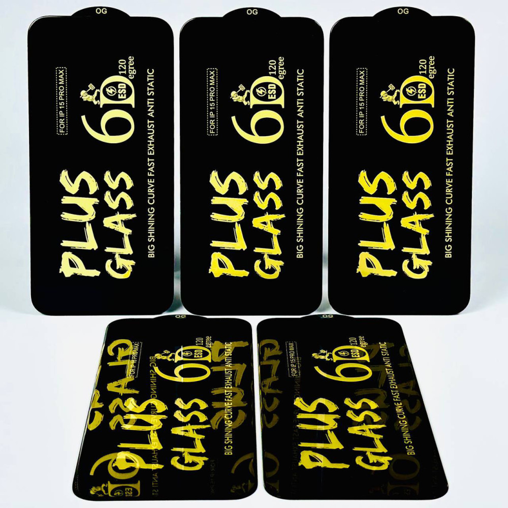 Захисне скло 6D Plus Glass iPhone 13-13 Pro (2021) 6.1-iPhone 14 (2022) 6.1-iPhone 16e (2025) 6.1