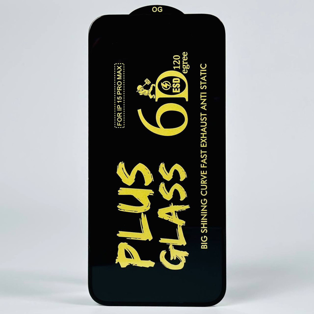 Захисне скло 6D Plus Glass iPhone 13-13 Pro (2021) 6.1-iPhone 14 (2022) 6.1-iPhone 16e (2025) 6.1