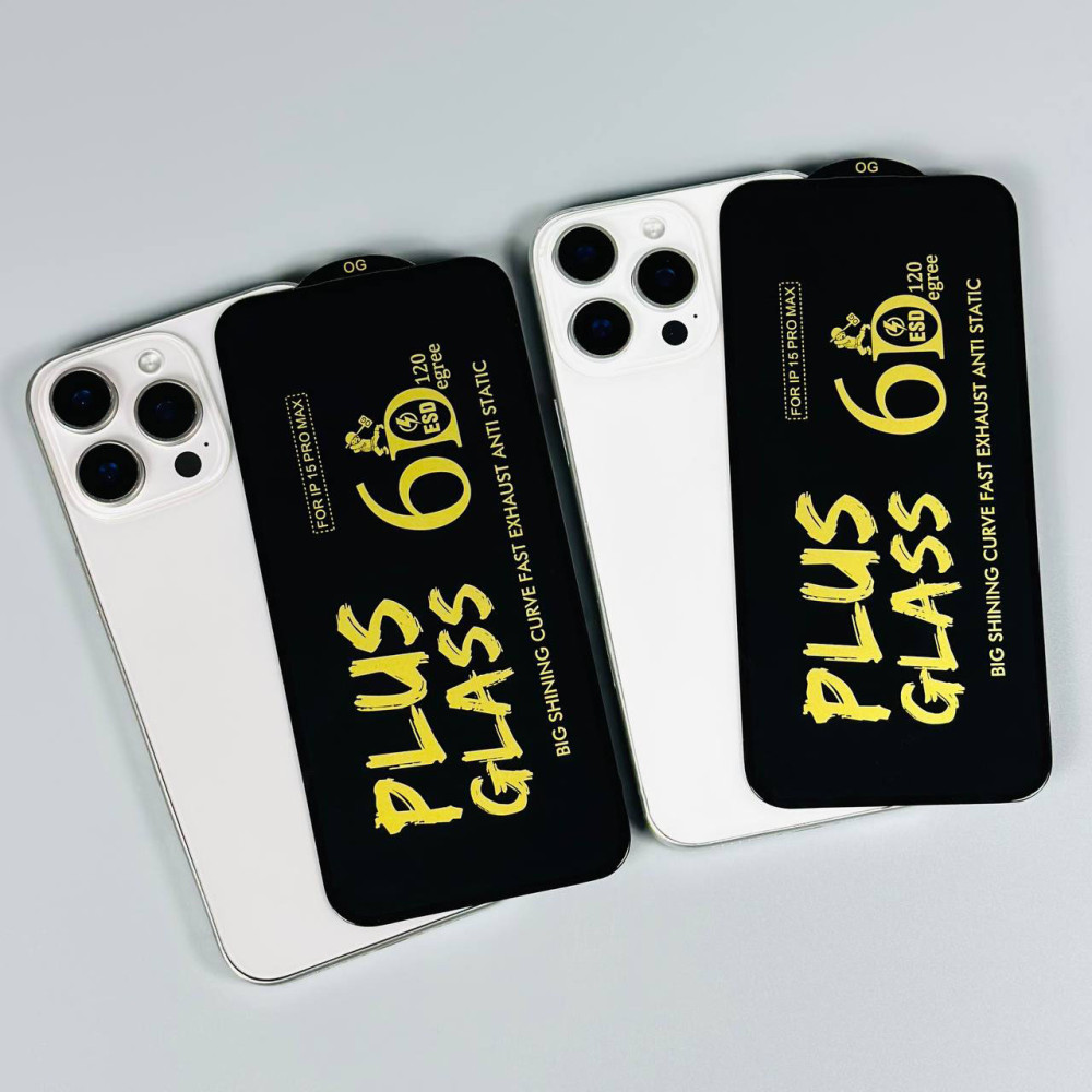 Захисне скло 6D Plus Glass iPhone 13-13 Pro (2021) 6.1-iPhone 14 (2022) 6.1-iPhone 16e (2025) 6.1