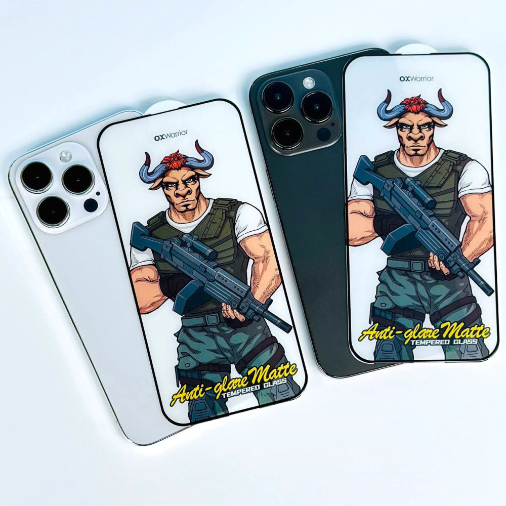 Захисне скло OX Warrior Anti-glare Matte Tempered Glass iPhone 13 Pro Max (2021) 6.7-iPhone 14 Plus (2022) 6.7