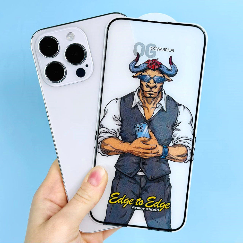 Захисне скло OX Warrior Edge to Edge Armor shield iPhone 14 Pro Max (2022) 6.7