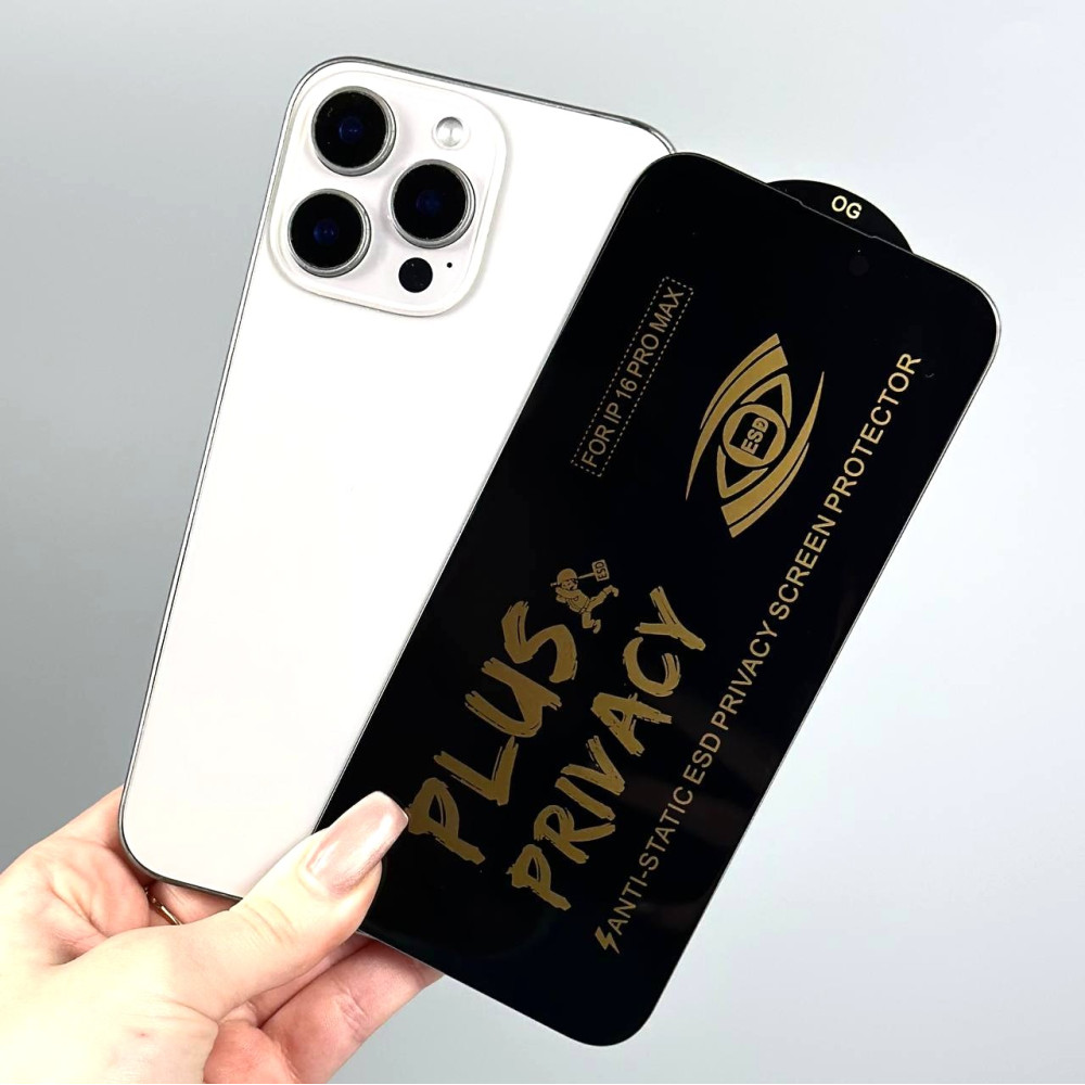 Захисне скло Plus Privacy Esd Anti-Static Screen Protection iPhone 11 Pro (2019)-X-XS 5.8