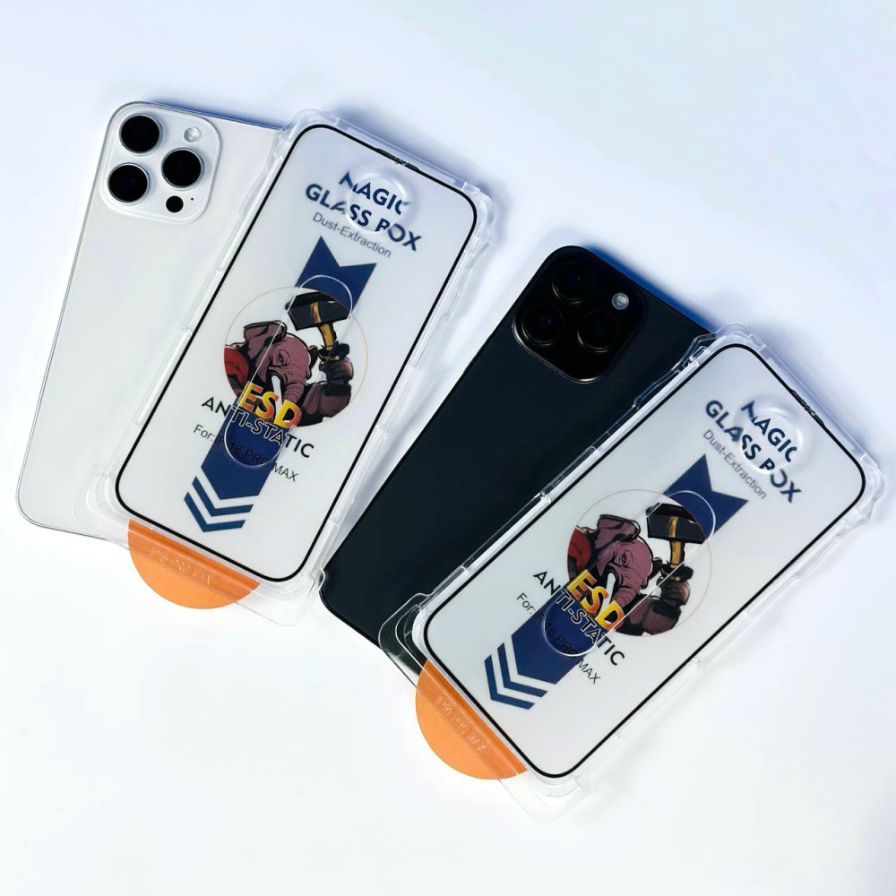 Захисне скло Magic Glass Box Premium ESD Anti-Static iPhone 15