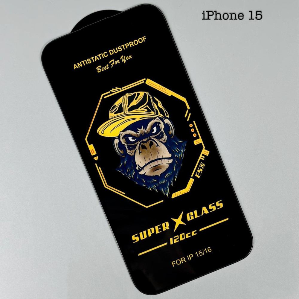 Захисне скло 120CC ESD Super Glass Antistatic Dustproof iPhone 15