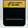 Захисне скло 6D Anti-Static Glass iPhone 13-13 Pro (2021) 6.1-iPhone 14 (2022) 6.1-iPhone 16e (2025) 6.1