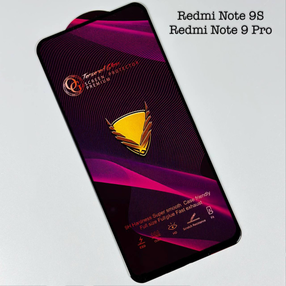 Захисне скло OG Premium Xiaomi Redmi Note 9s-Note 9 Pro-Redmi Note 10 Pro 4G-Poco X3-Poco X3 Pro-Redmi Note 11 Pro-Redmi Note 11 Pro 5G-Xiaomi 11T-Poco X4 Pro 5G