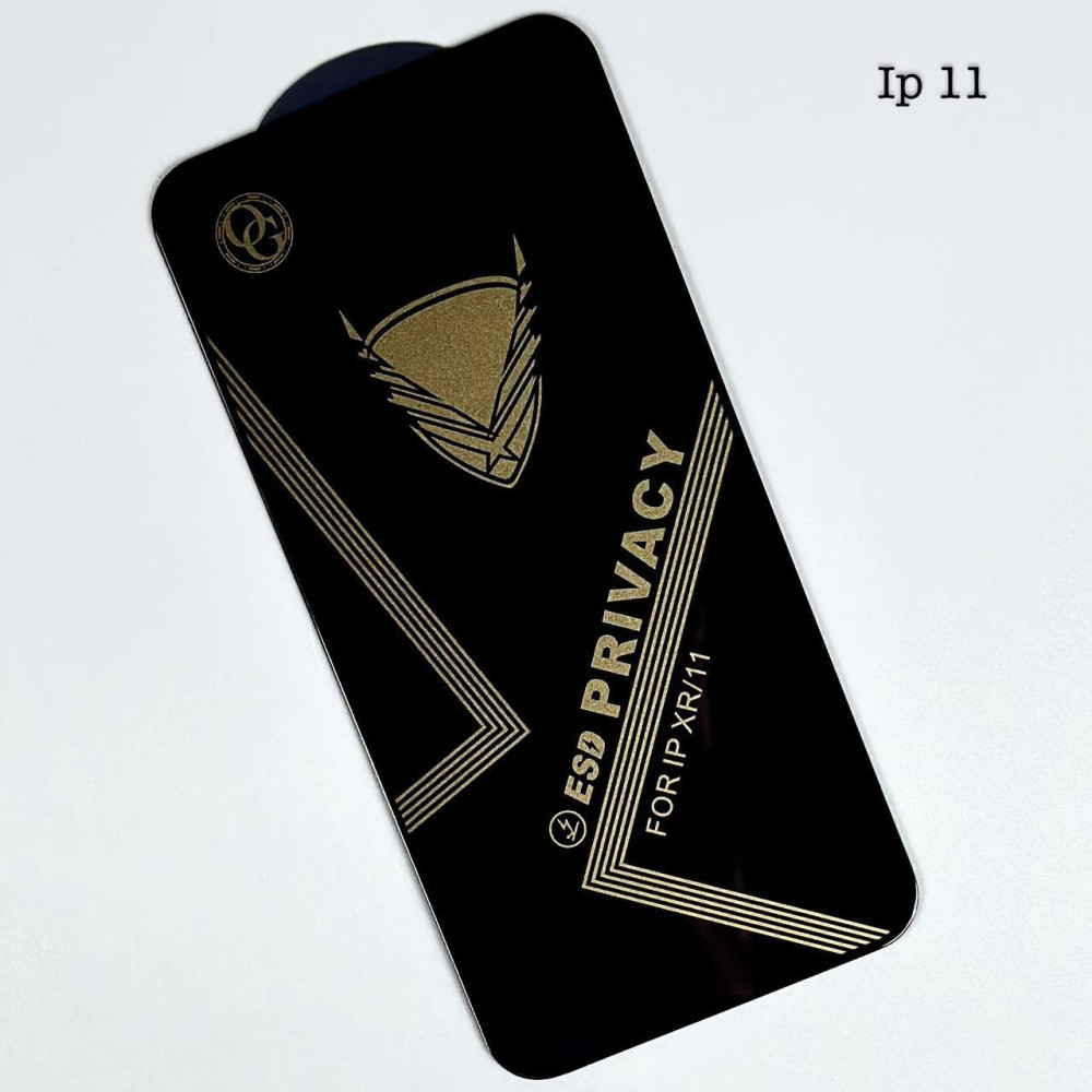 Захисне скло OG Premium ESD Privacy iPhone 11 (2019)-Xr 6.1