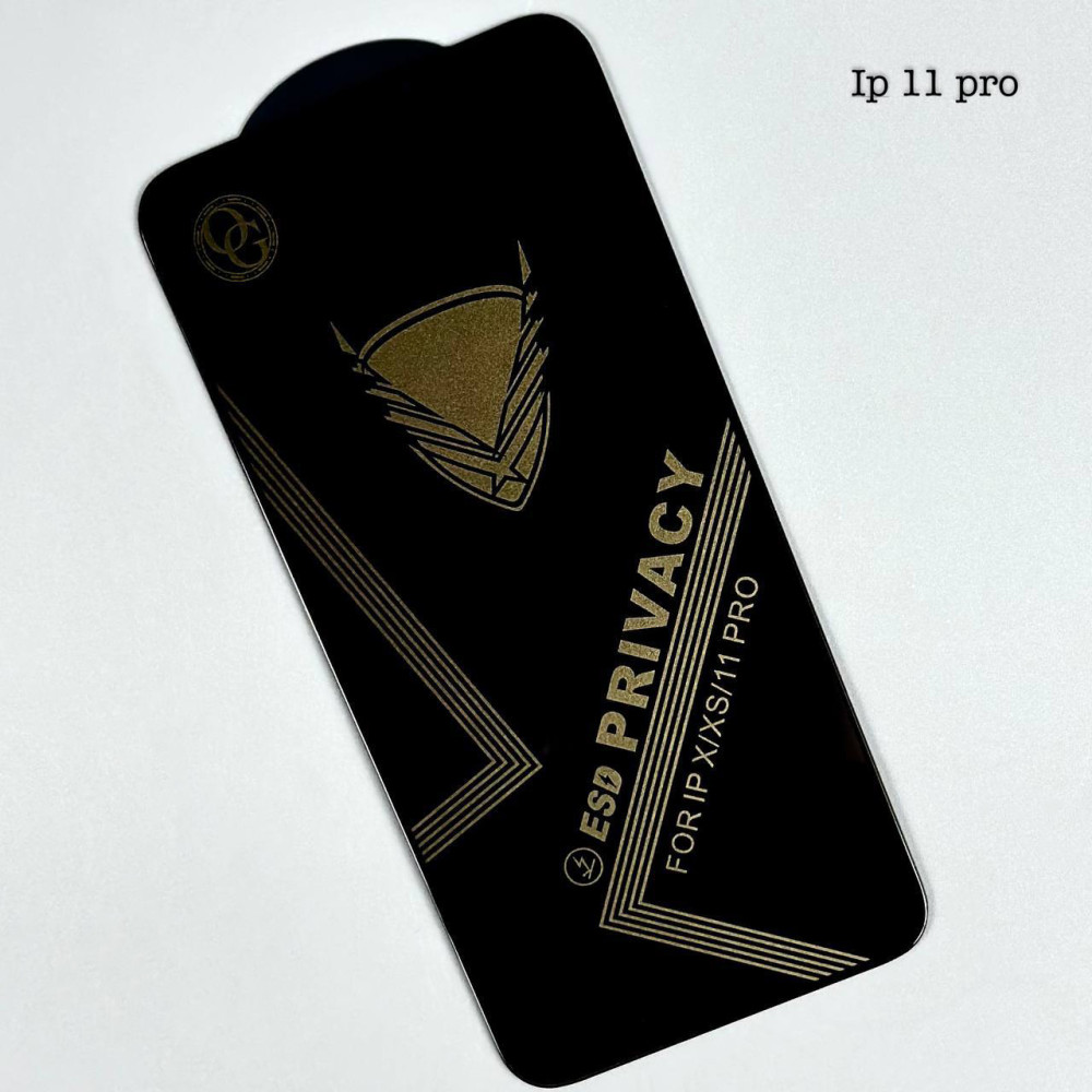 Захисне скло OG Premium ESD Privacy iPhone 11 Pro (2019)-X-XS 5.8
