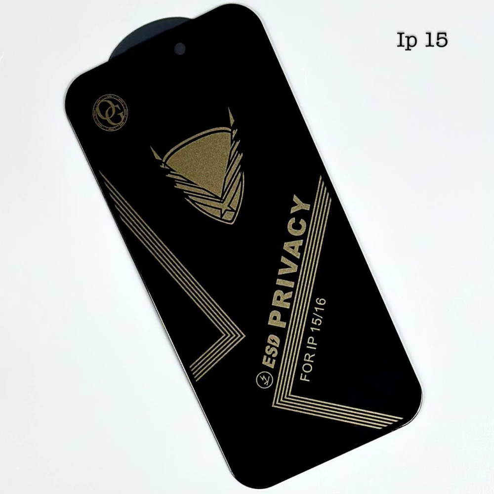 Захисне скло OG Premium ESD Privacy iPhone 15