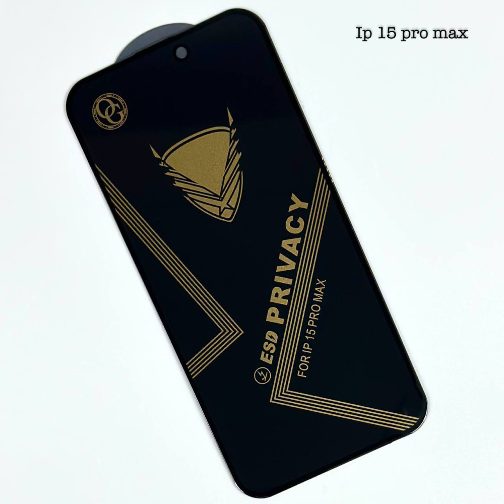 Захисне скло OG Premium ESD Privacy iPhone 15 Pro Max
