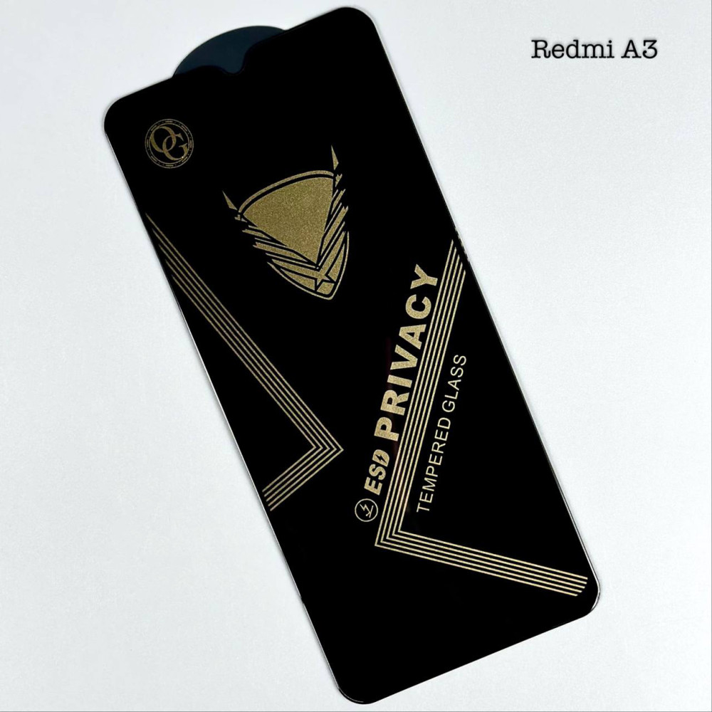 Захисне скло OG Premium ESD Privacy Xiaomi Redmi A3-Redmi 12C-Redmi 10C-Poco C40