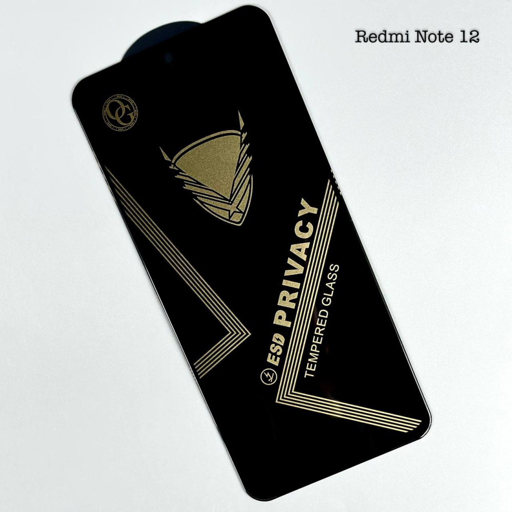 Захисне скло OG Premium ESD Privacy Xiaomi Redmi Note 12 (4G-5G)-Poco X5 5G