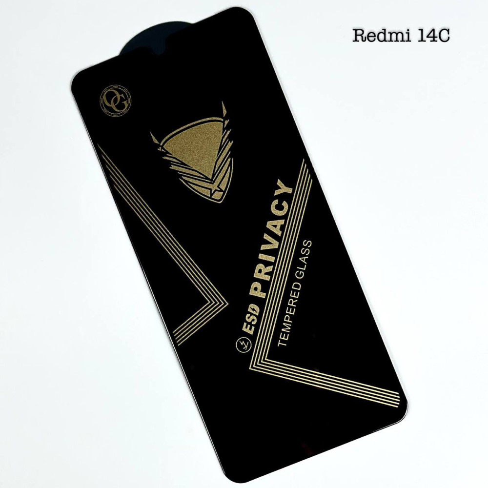 Захисне скло OG Premium ESD Privacy Xiaomi Redmi 14C 4G-Redmi A4 5G-Poco C75-Redmi 14R 5G