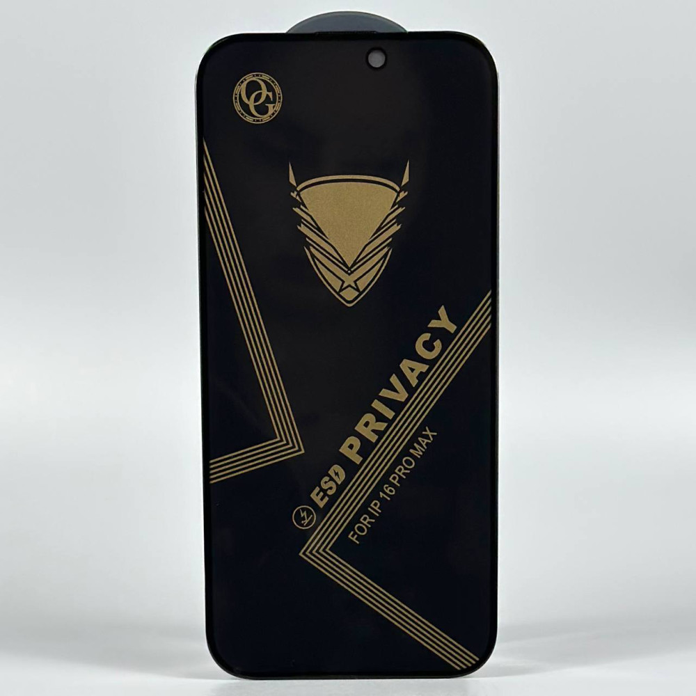 Захисне скло OG Premium ESD Privacy iP 16 Pro Max