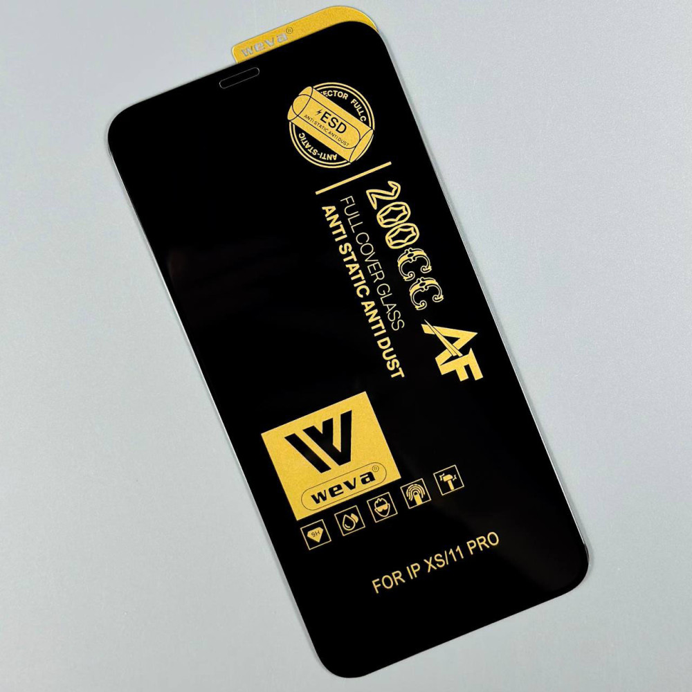 Захисне скло WEVA 200CC AF ESD Anti Static iPhone 11 Pro (2019)-X-XS 5.8
