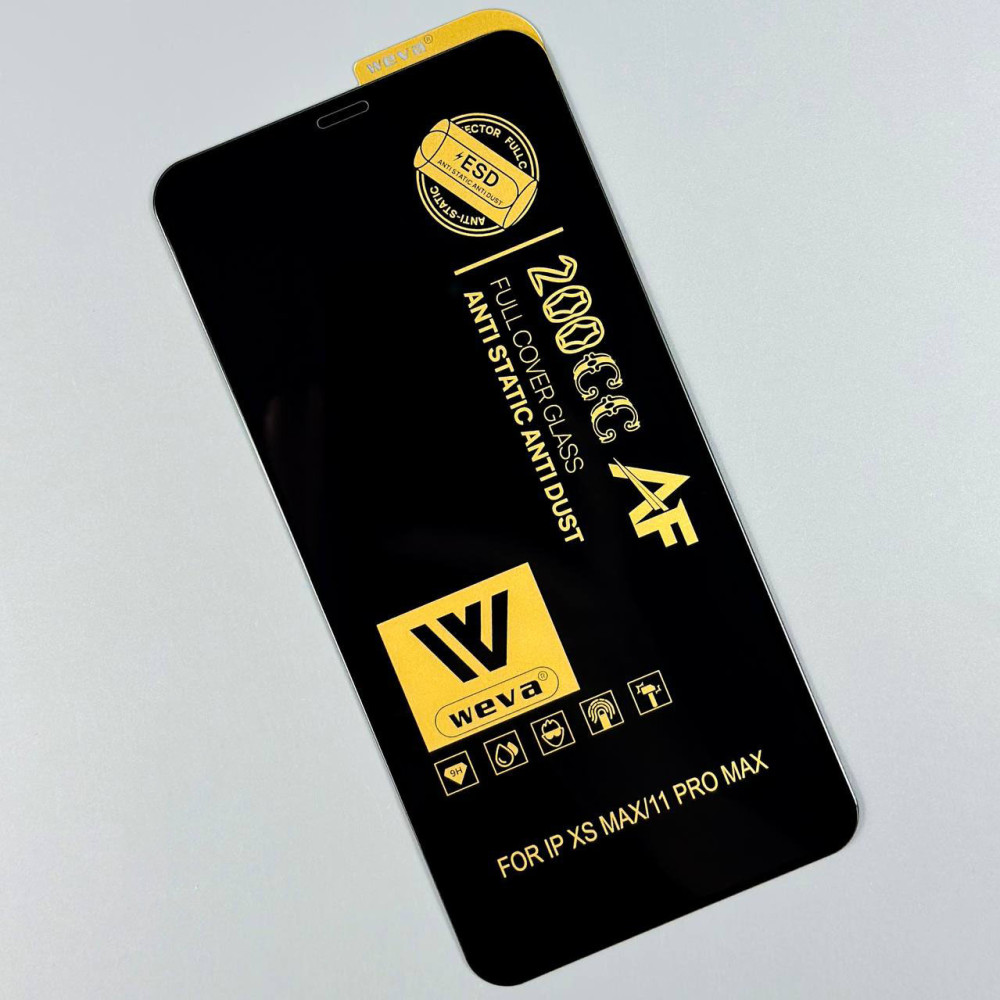 Захисне скло WEVA 200CC AF ESD Anti Static iPhone 11 Pro Max (2019)-Xs Max 6.5