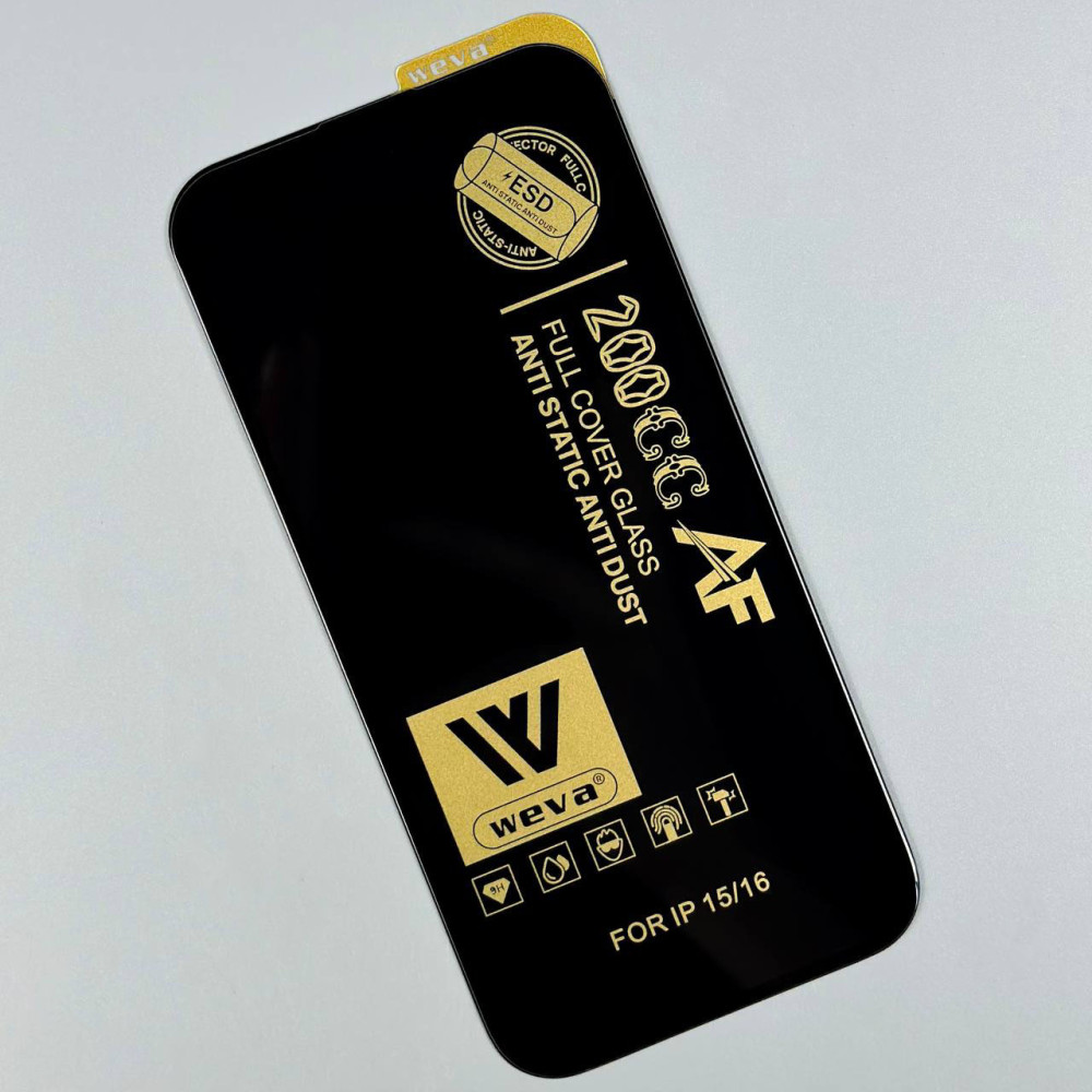 Захисне скло WEVA 200CC AF ESD Anti Static iPhone 15
