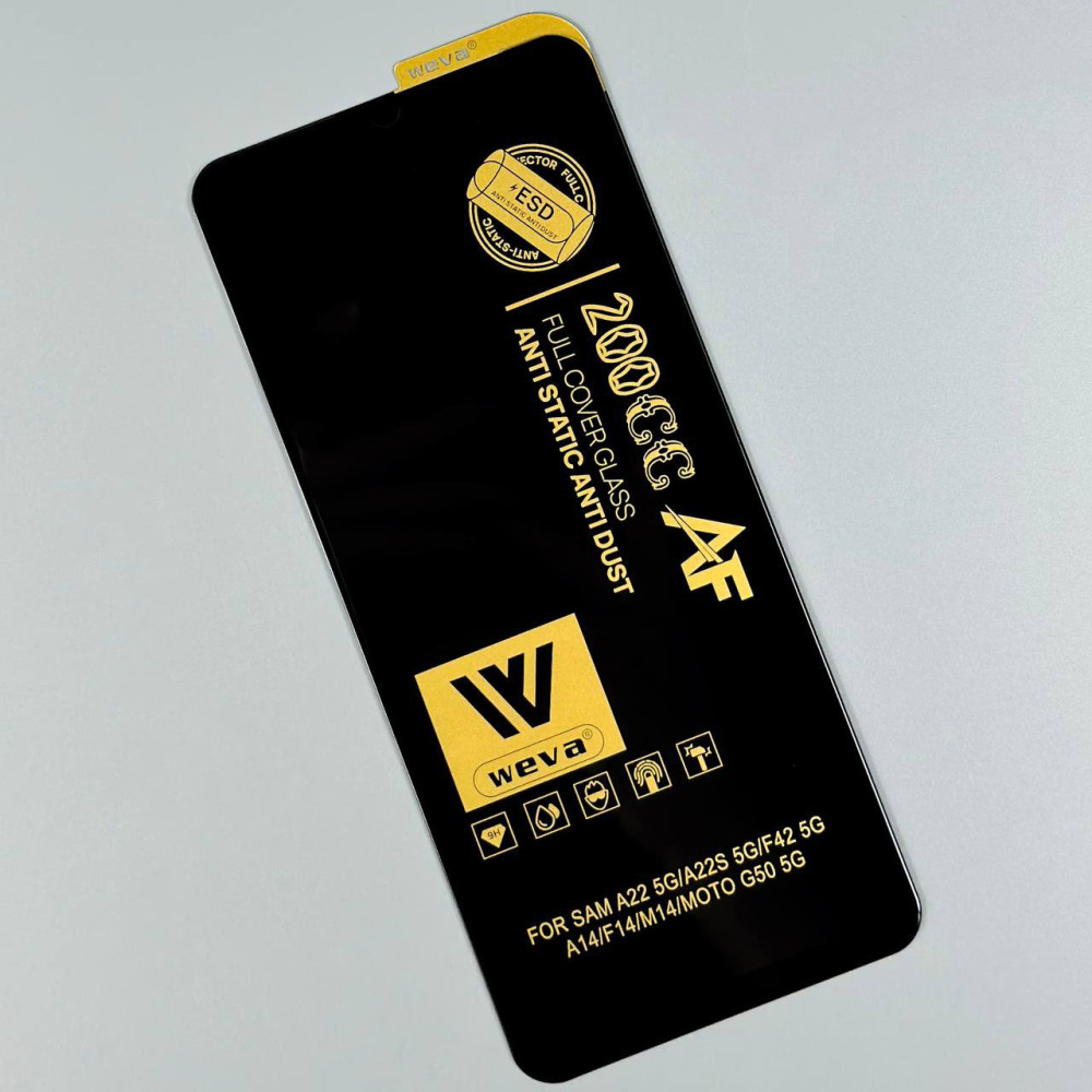 Захисне скло WEVA 200CC AF ESD Anti Static Samsung A14 4G-A14 5G-M14-A22 5G