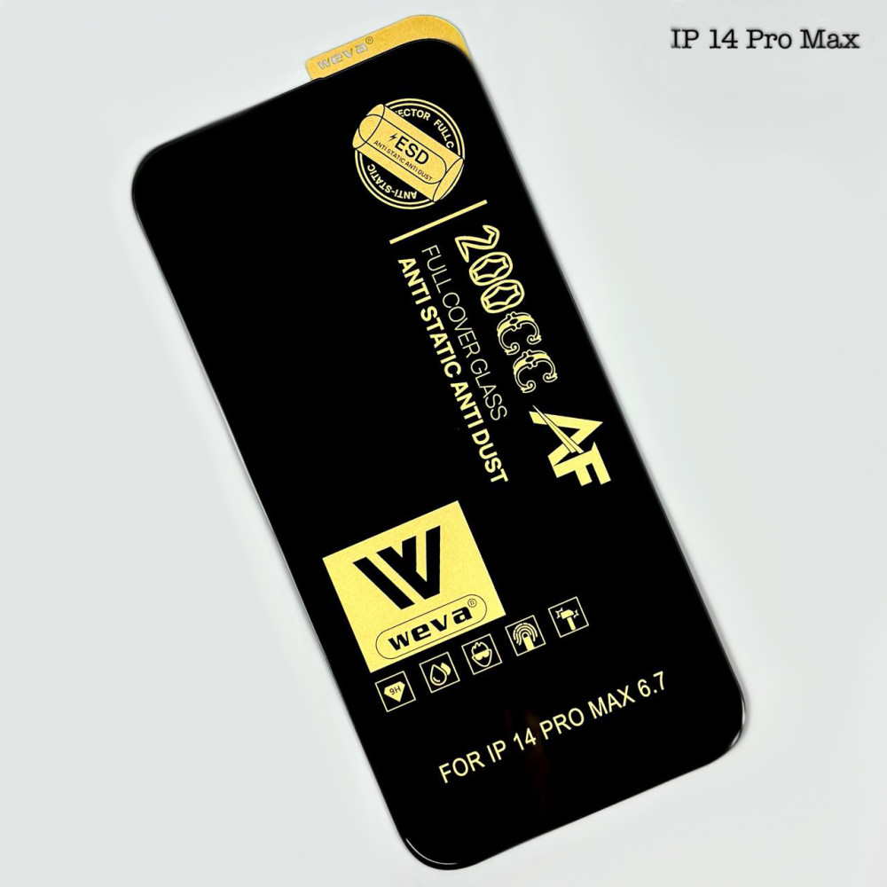 Захисне скло WEVA 200CC AF ESD Anti Static iPhone 14 Pro Max (2022) 6.7