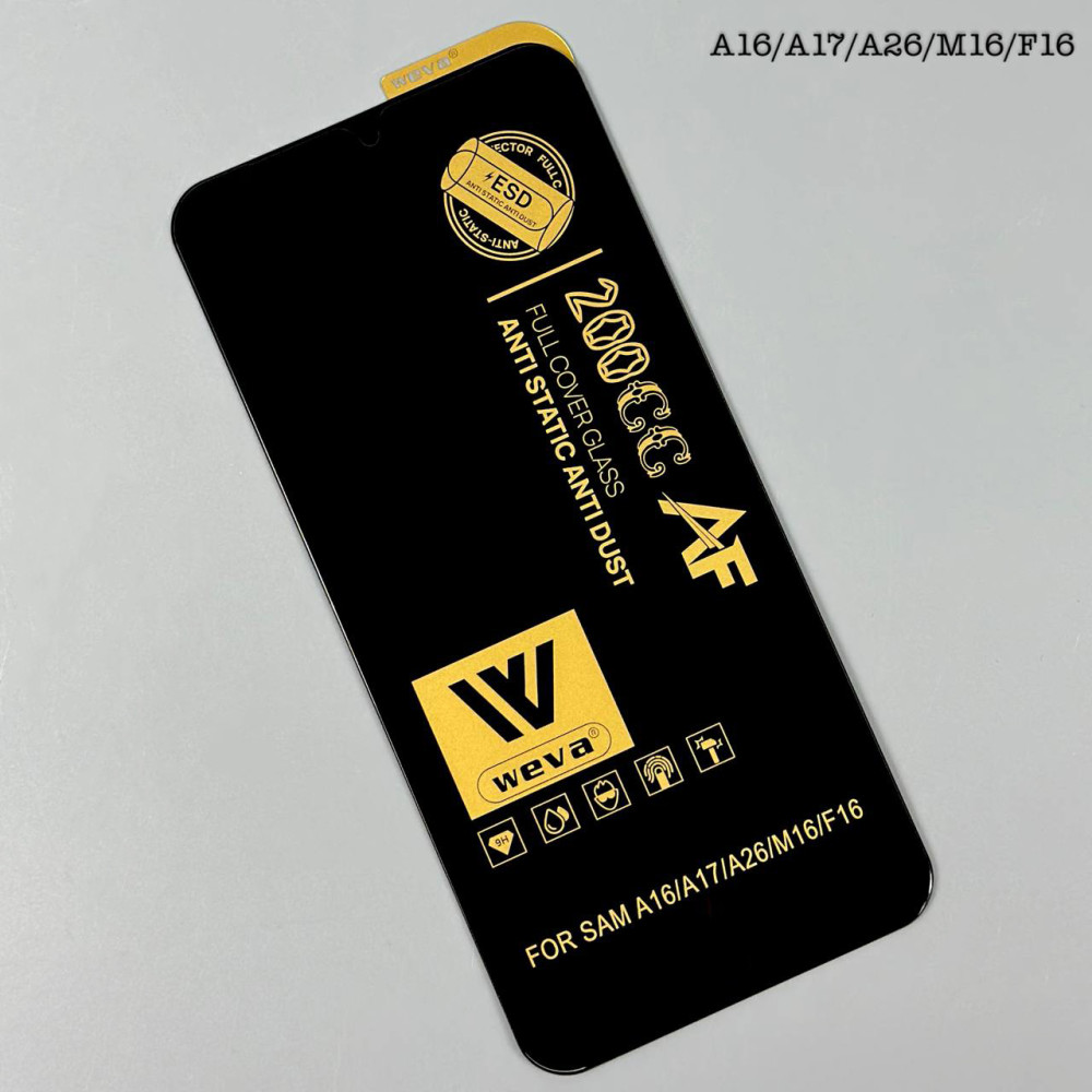 Захисне скло WEVA 200CC AF ESD Anti Static Samsung A16 4G-А16 5G-A26 5G