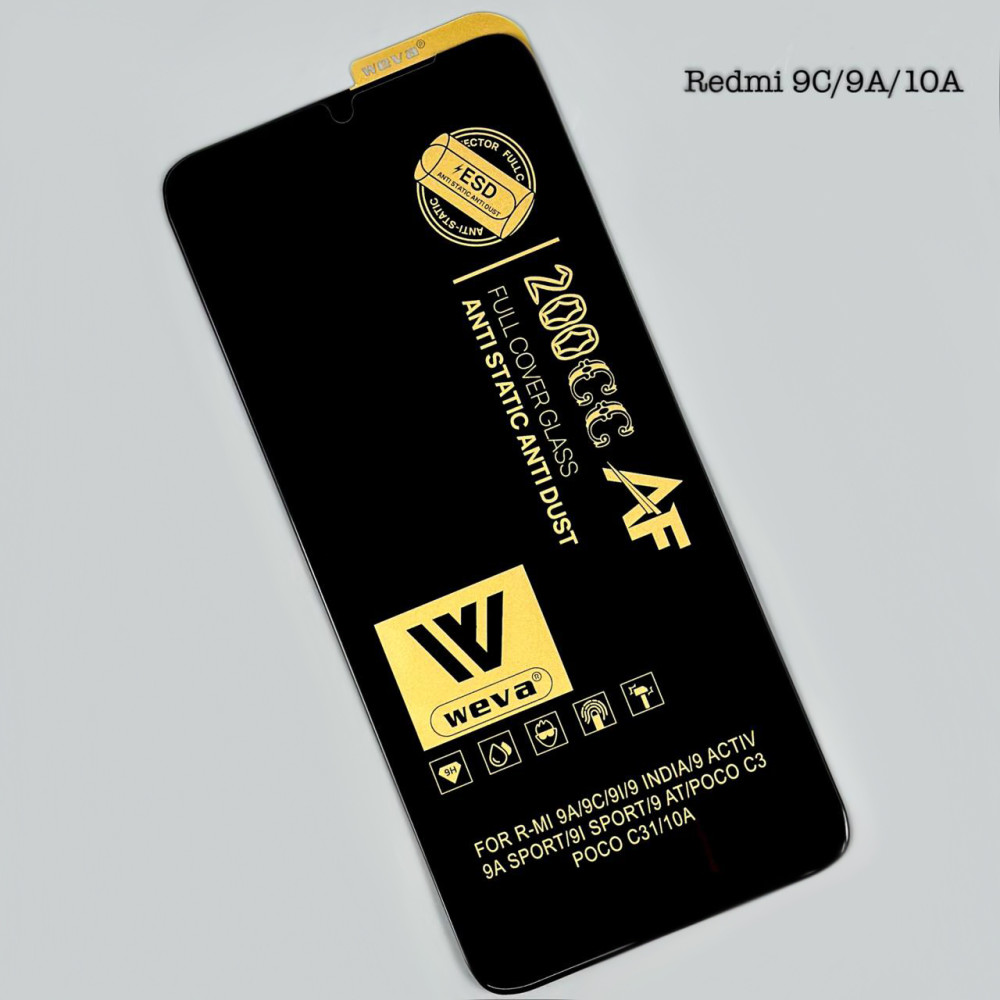 Захисне скло WEVA 200CC AF ESD Anti Static Xiaomi Redmi 9C-Redmi 9A-Redmi 10A