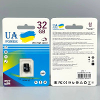 Карта пам'яті UA POWER 32Gb U-1 Ultra high speed Class 10 (без адаптера)