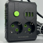 Мережевий подовжувач UA Power F13U 3USB 2 розетки 2m