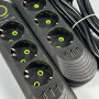 Мережевий подовжувач UA Power F03U 3USB 3 розетки 2m