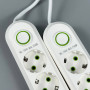 Мережевий подовжувач UA Power F04U 3USB 4 розетки 6m