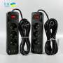 Мережевий подовжувач UA Power F23U 3USB+Type-C 3 розетки 4m