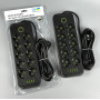 Мережевий подовжувач UA Power F26 4USB+Type-C 2.1A 10 розеток 2m