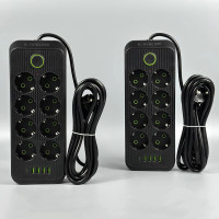 Мережевий подовжувач UA Power F16 4USB+Type-C 2.1A 8 розеток 6m