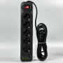 Мережевий подовжувач UA Power F25U 3USB+Type-C 2.1A 5 розеток 6m
