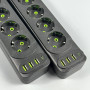 Мережевий подовжувач UA Power F25U 3USB+Type-C 2.1A 5 розеток 6m