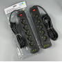 Мережевий подовжувач UA Power F25U 3USB+Type-C 2.1A 5 розеток 6m
