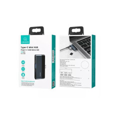 USB-C HUB Usams US-SJ491 Type-C+USB+Micro SD