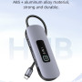 USB-C HUB Usams US-SJ642 PD100W Багатофункціональний концентратор 6in1