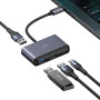 USB-C HUB Usams US-SJ627 Багатофункціональний концентратор 4in1
