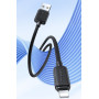 Data Cable Usams US-SJ694 Striped KY Series Lightning 2.4A 2m