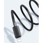 Data Cable Usams US-SJ699 Striped KY Series Lightning 2.4A 3m