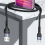 Data Cable Usams US-SJ450 U55 Aluminum Alloy Braided Micro 2A 1m
