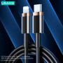 Data Cable Usams US-SJ484 U63 Type-C to Lightning PD 20W 1.2m Швидка зарядка
