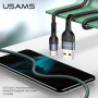 Data Cable Usams US-SJ449 U55 Aluminum Alloy Braided Type-C 2A 1m