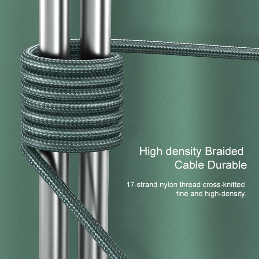 Data Cable Usams US-SJ449 U55 Aluminum Alloy Braided Type-C 2A 1m